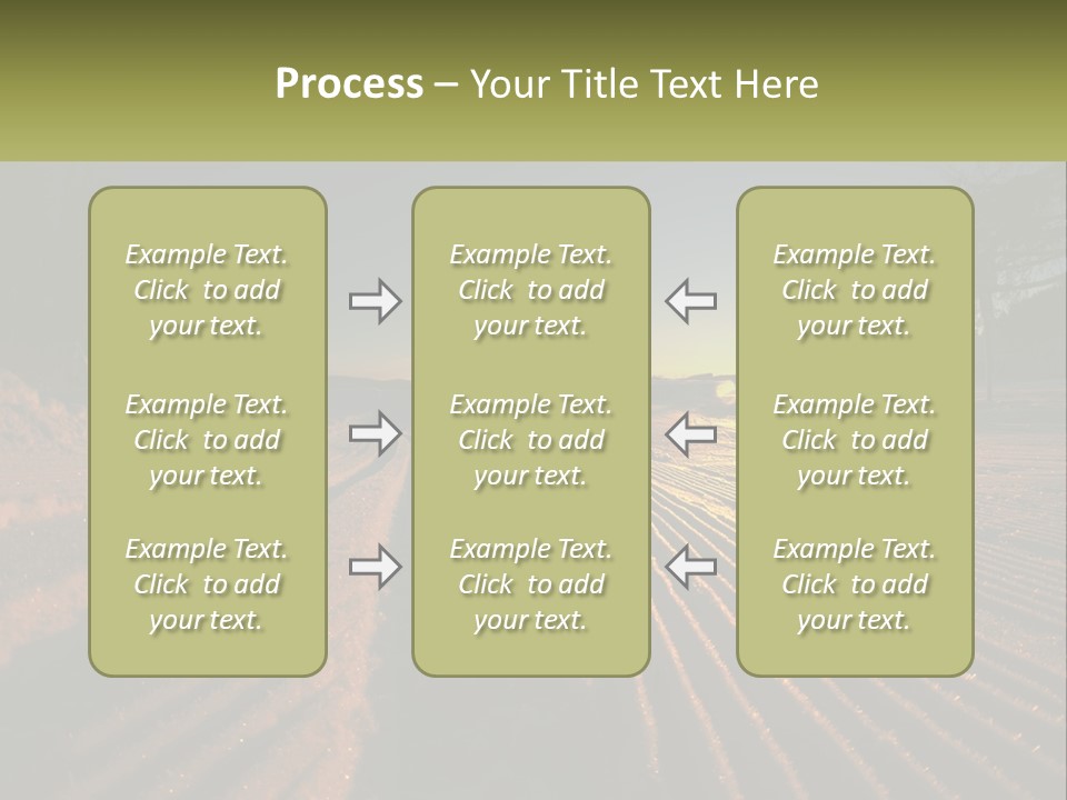 Crosscountry Fresh Trail PowerPoint Template