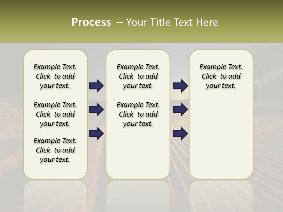 Crosscountry Fresh Trail PowerPoint Template