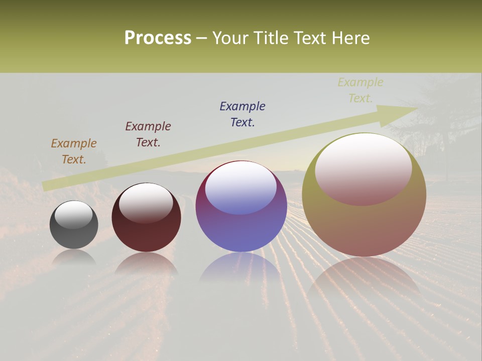 Crosscountry Fresh Trail PowerPoint Template