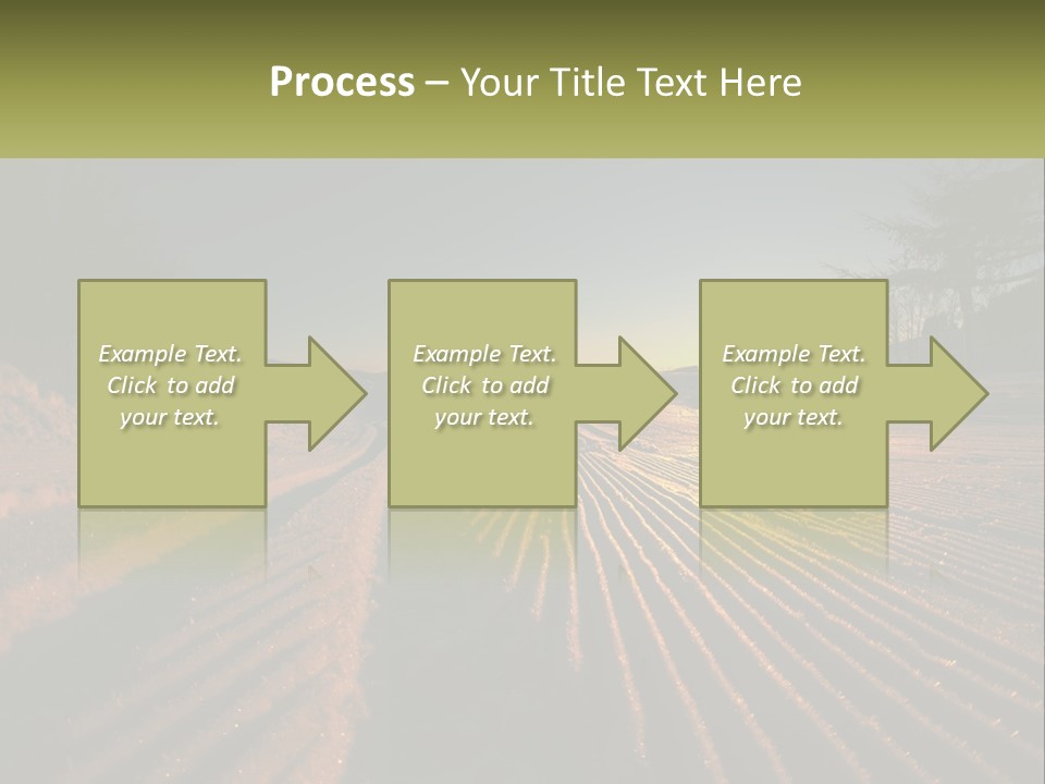 Crosscountry Fresh Trail PowerPoint Template