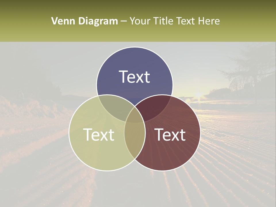 Crosscountry Fresh Trail PowerPoint Template