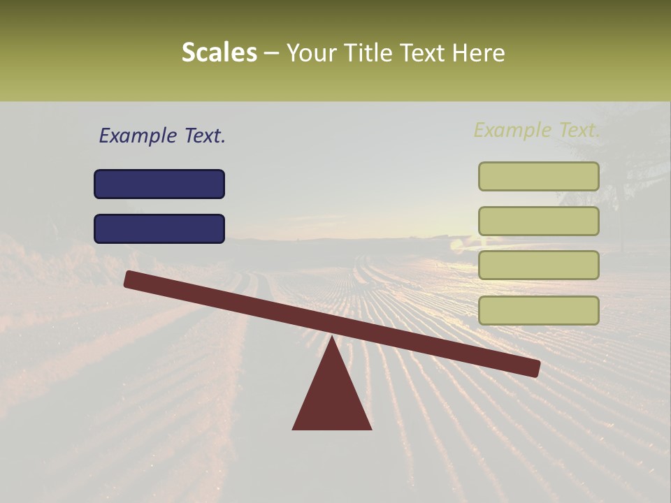 Crosscountry Fresh Trail PowerPoint Template