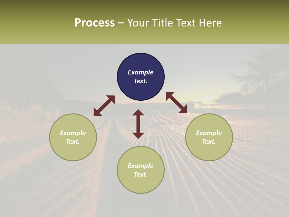 Crosscountry Fresh Trail PowerPoint Template