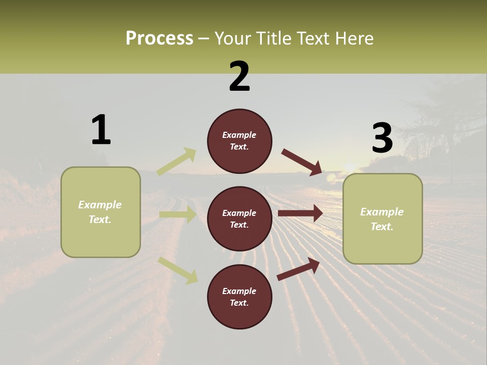 Crosscountry Fresh Trail PowerPoint Template