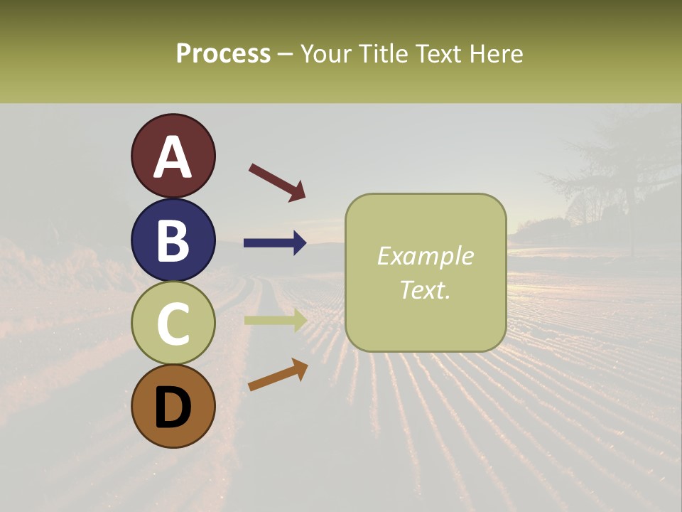 Crosscountry Fresh Trail PowerPoint Template