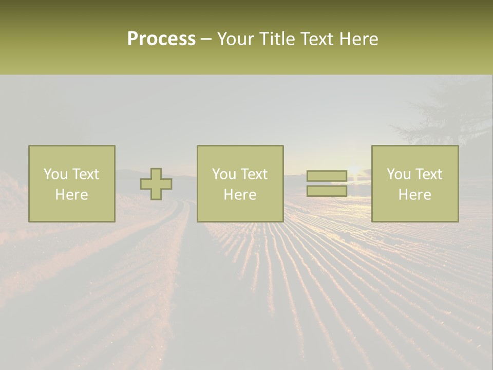 Crosscountry Fresh Trail PowerPoint Template