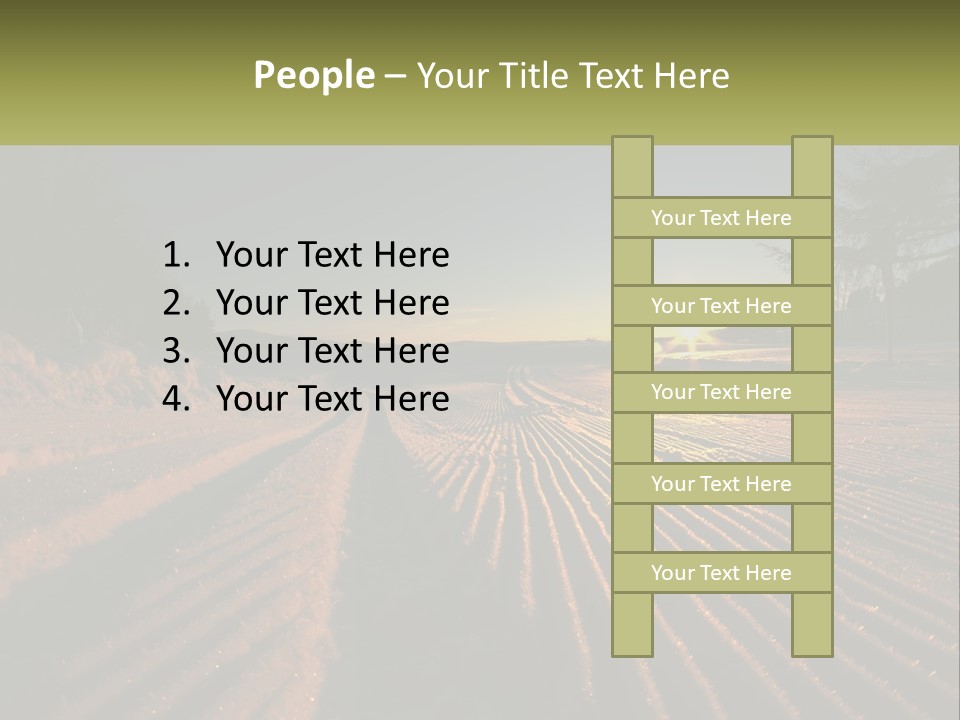 Crosscountry Fresh Trail PowerPoint Template