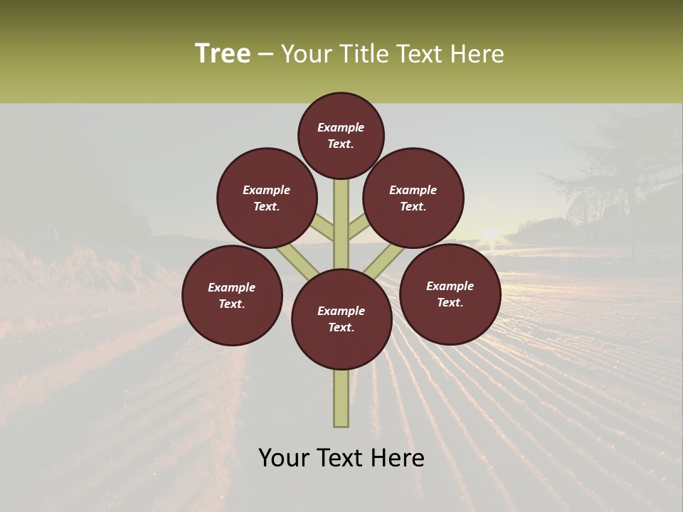 Crosscountry Fresh Trail PowerPoint Template