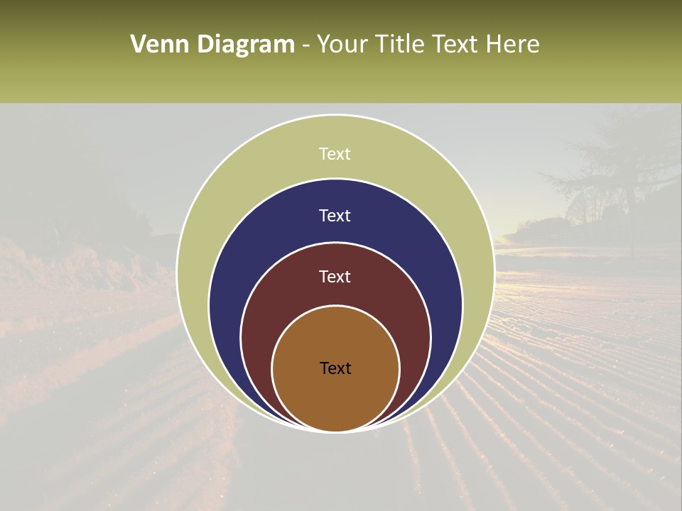 Crosscountry Fresh Trail PowerPoint Template