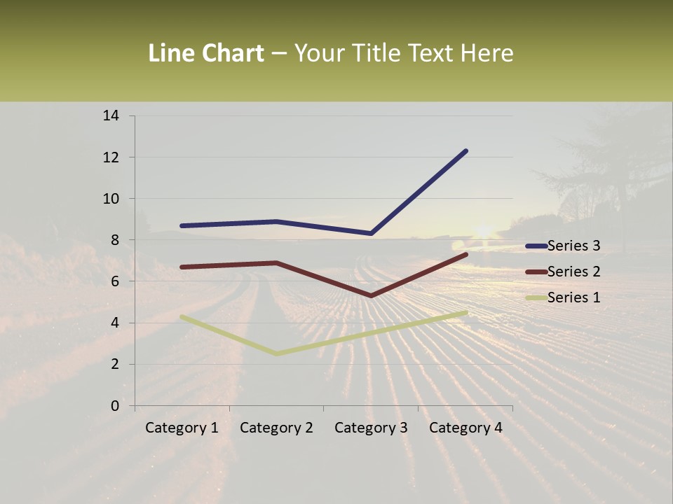 Crosscountry Fresh Trail PowerPoint Template