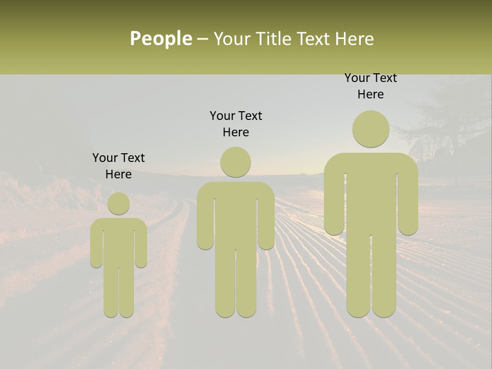 Crosscountry Fresh Trail PowerPoint Template