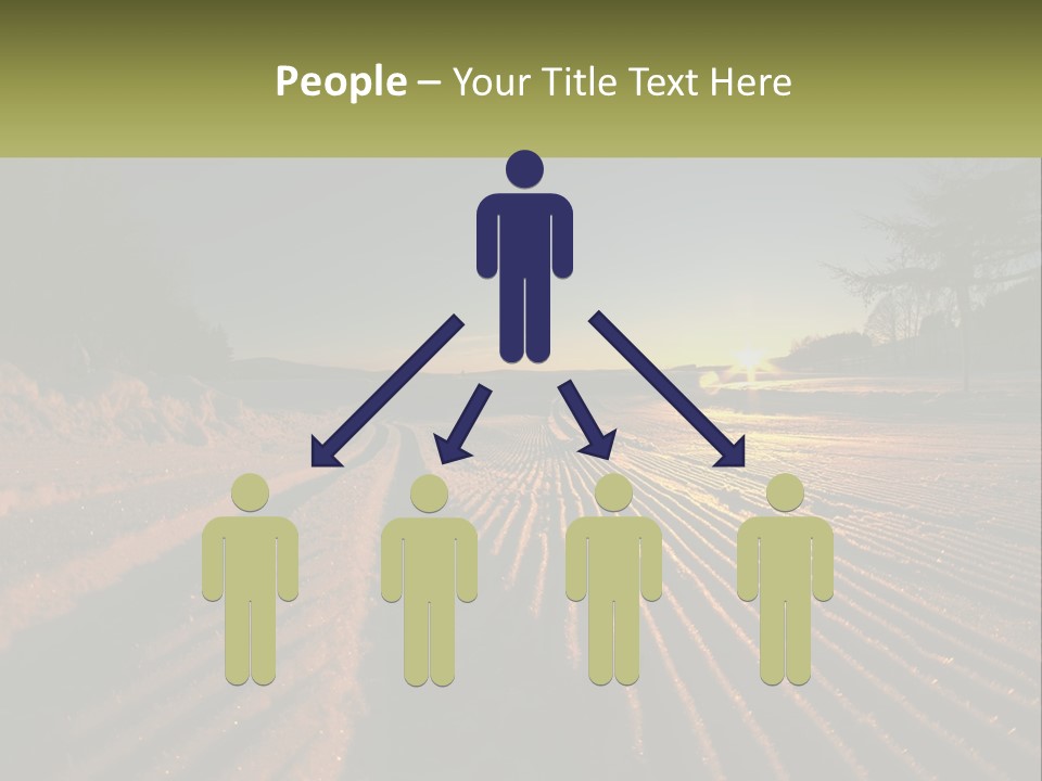 Crosscountry Fresh Trail PowerPoint Template