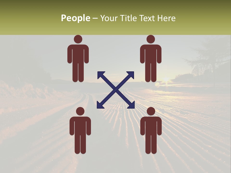 Crosscountry Fresh Trail PowerPoint Template