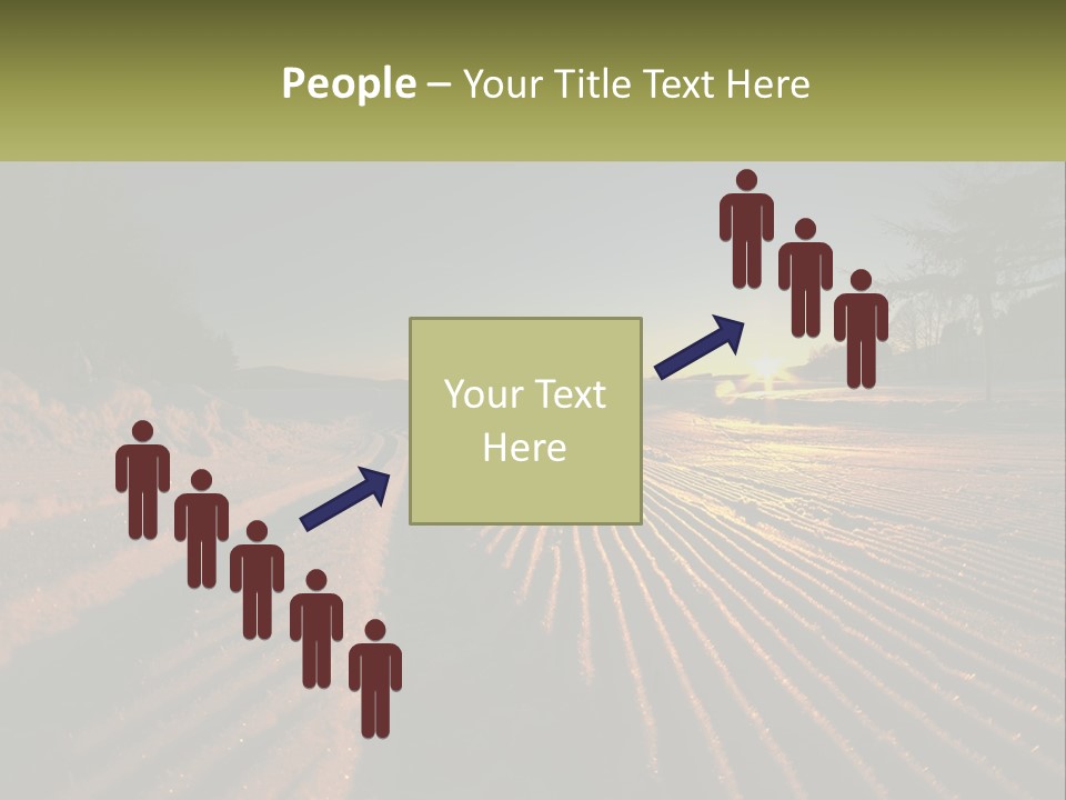 Crosscountry Fresh Trail PowerPoint Template