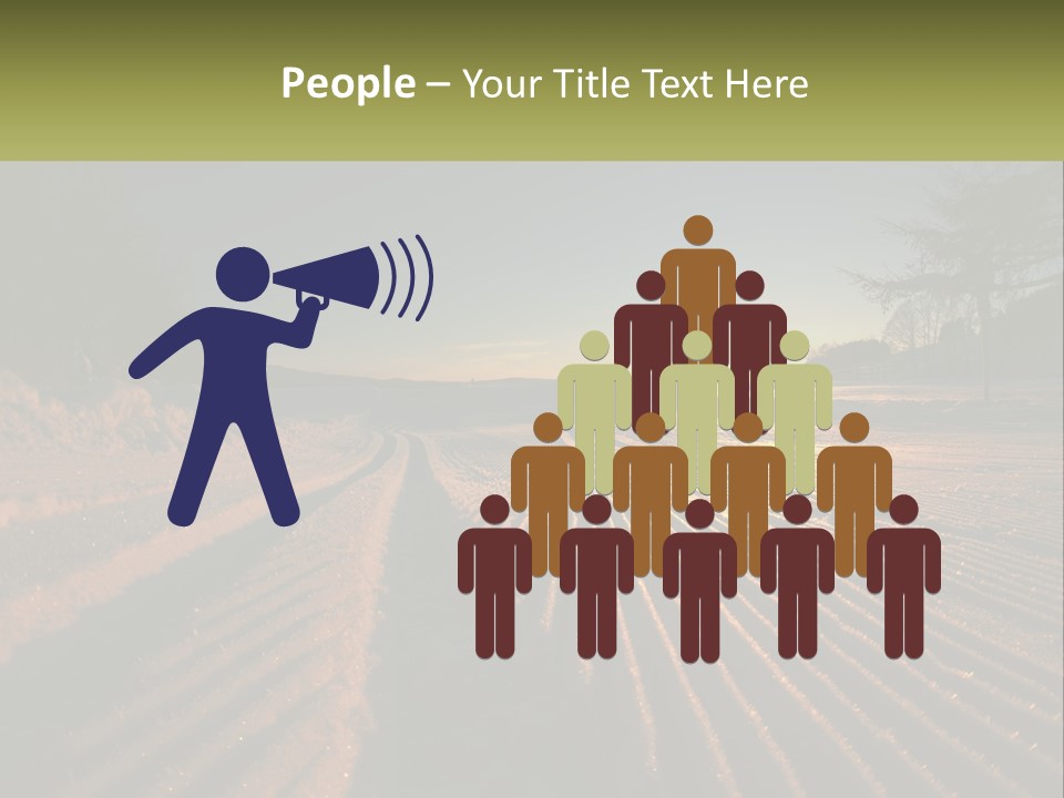 Crosscountry Fresh Trail PowerPoint Template