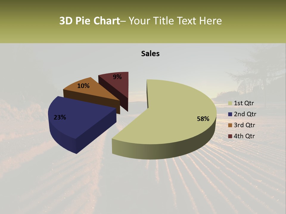 Crosscountry Fresh Trail PowerPoint Template