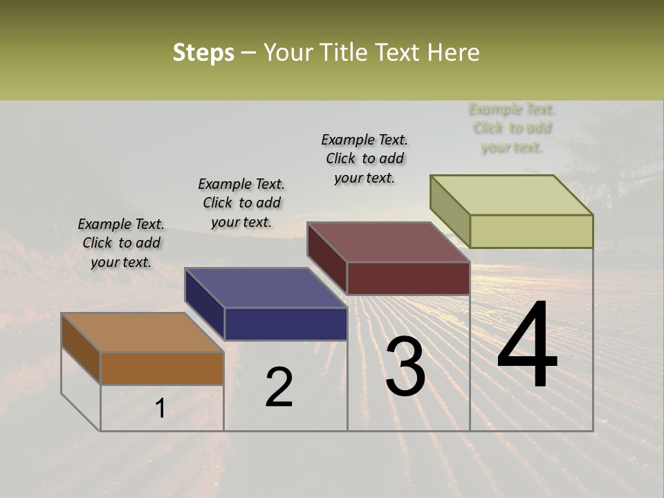 Crosscountry Fresh Trail PowerPoint Template