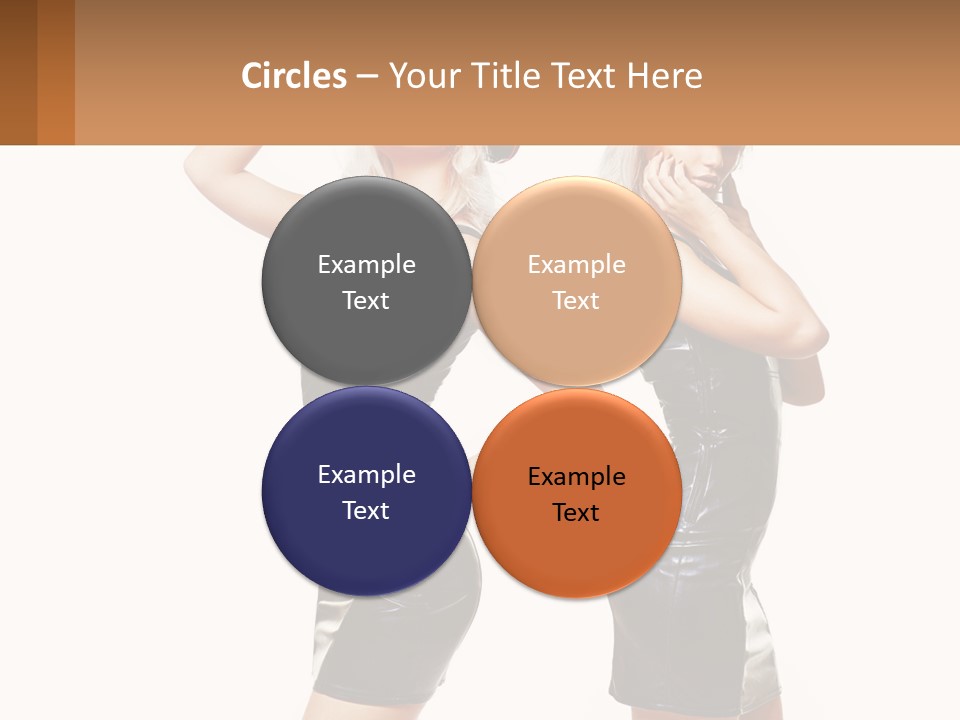 Standing Caucasian Hand PowerPoint Template