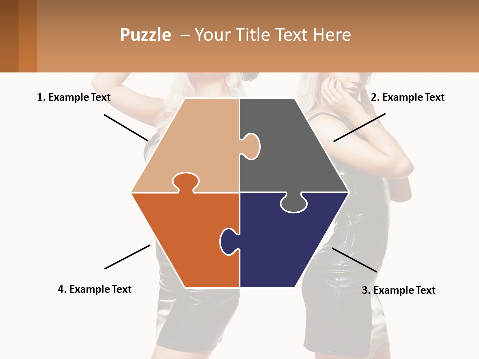 Standing Caucasian Hand PowerPoint Template