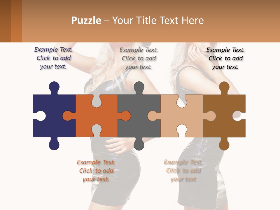 Standing Caucasian Hand PowerPoint Template