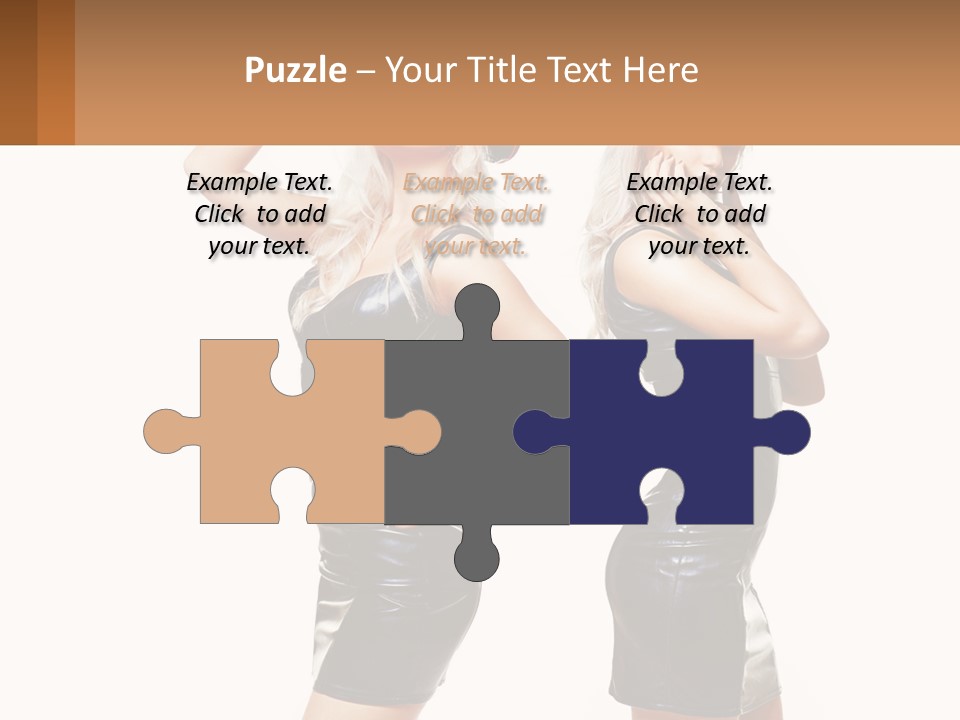 Standing Caucasian Hand PowerPoint Template