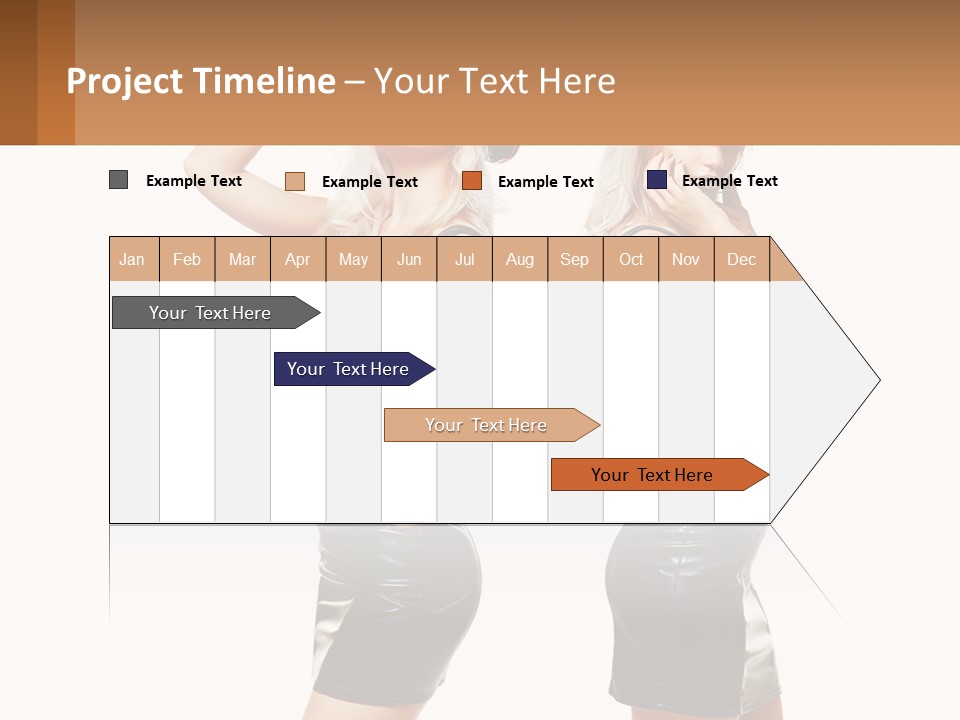 Standing Caucasian Hand PowerPoint Template