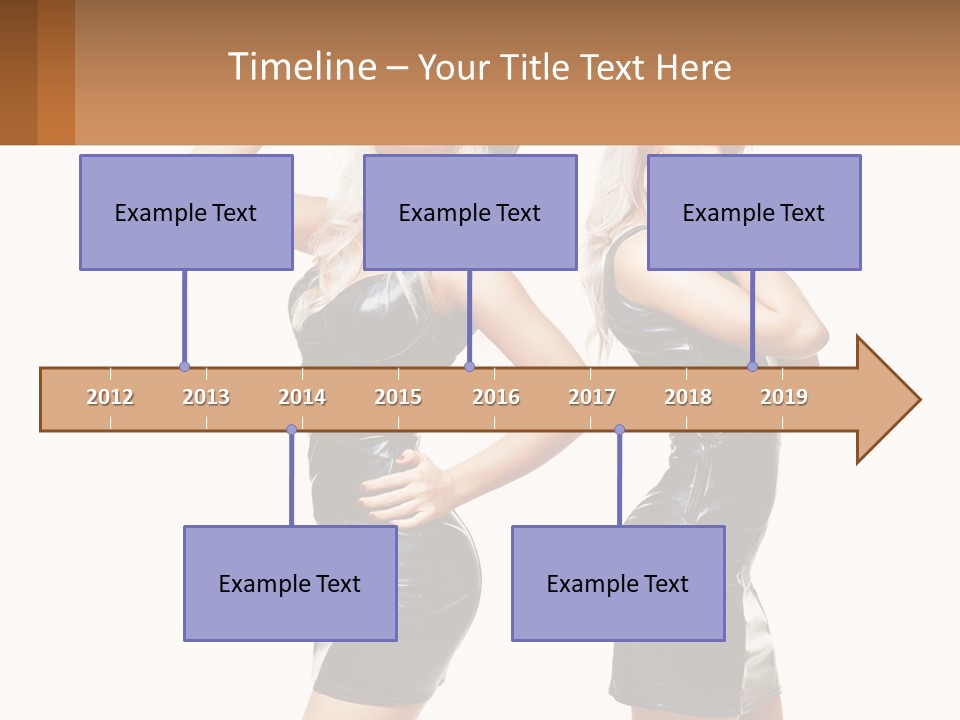 Standing Caucasian Hand PowerPoint Template