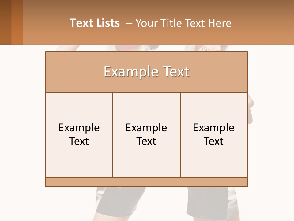 Standing Caucasian Hand PowerPoint Template