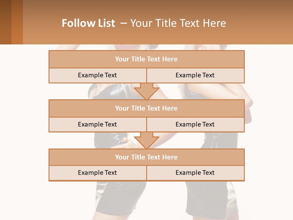 Standing Caucasian Hand PowerPoint Template