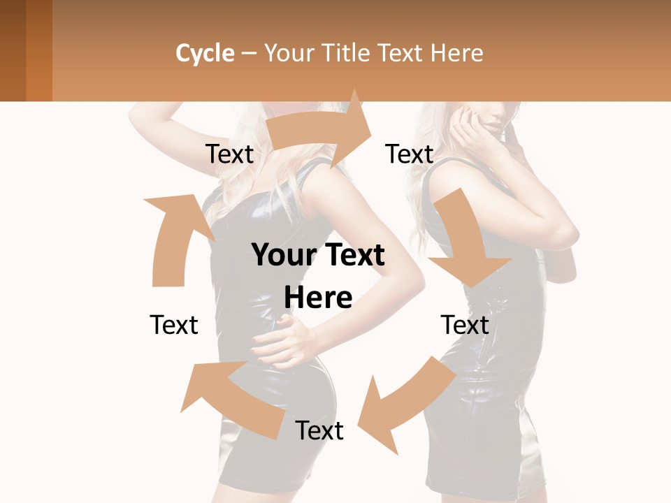Standing Caucasian Hand PowerPoint Template