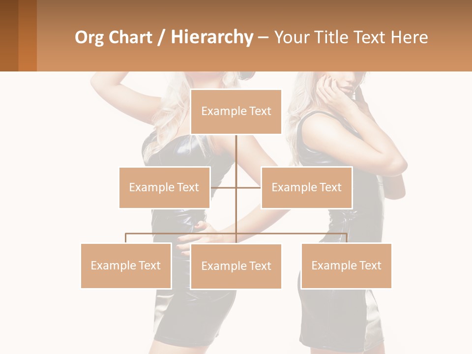 Standing Caucasian Hand PowerPoint Template