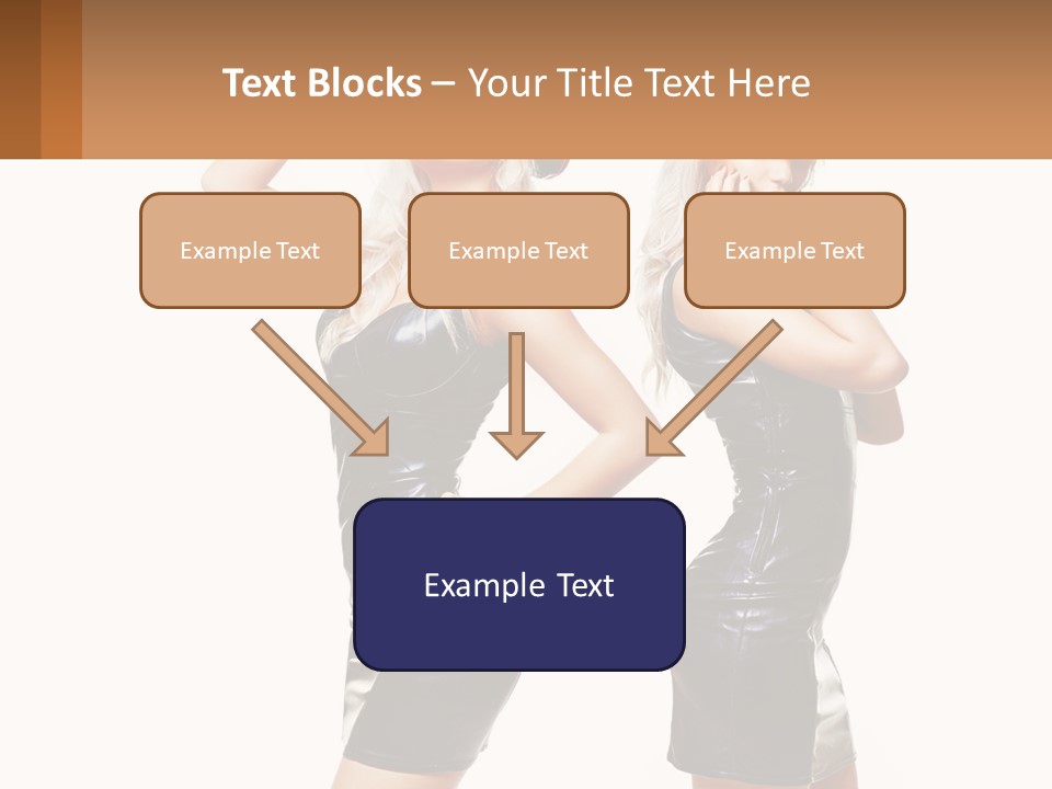 Standing Caucasian Hand PowerPoint Template
