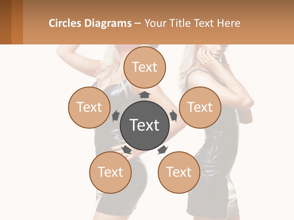 Standing Caucasian Hand PowerPoint Template