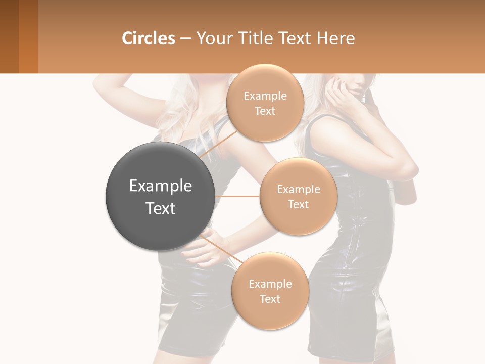 Standing Caucasian Hand PowerPoint Template