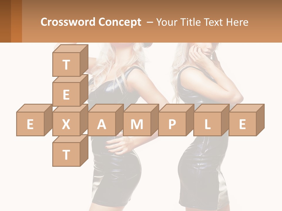 Standing Caucasian Hand PowerPoint Template