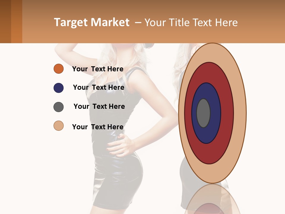 Standing Caucasian Hand PowerPoint Template