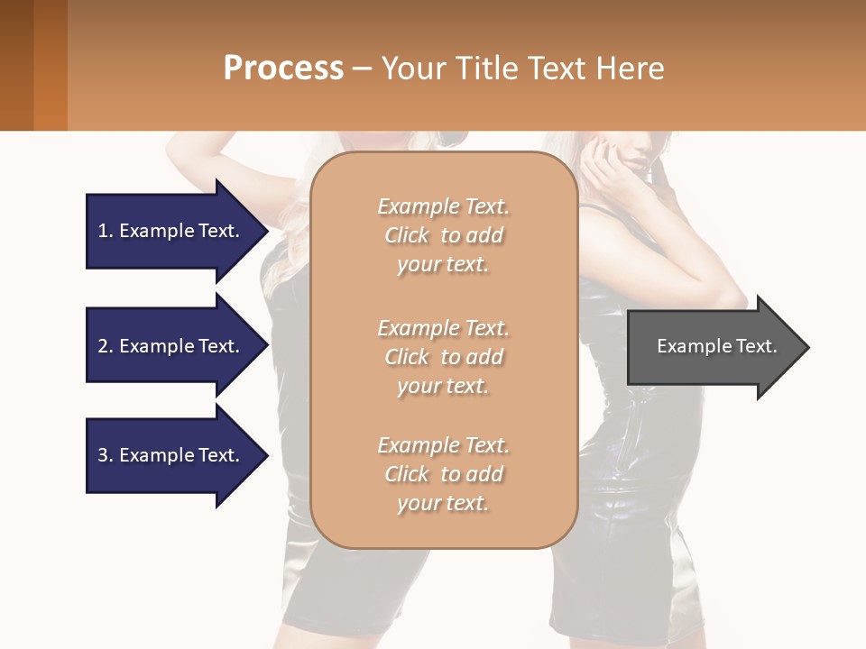 Standing Caucasian Hand PowerPoint Template