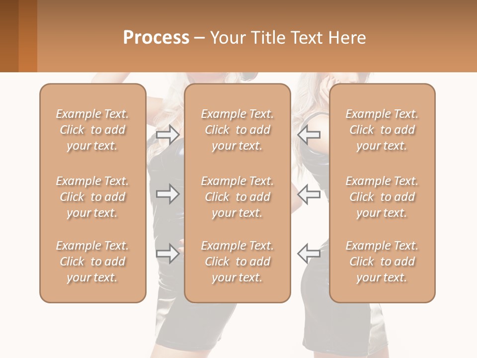 Standing Caucasian Hand PowerPoint Template