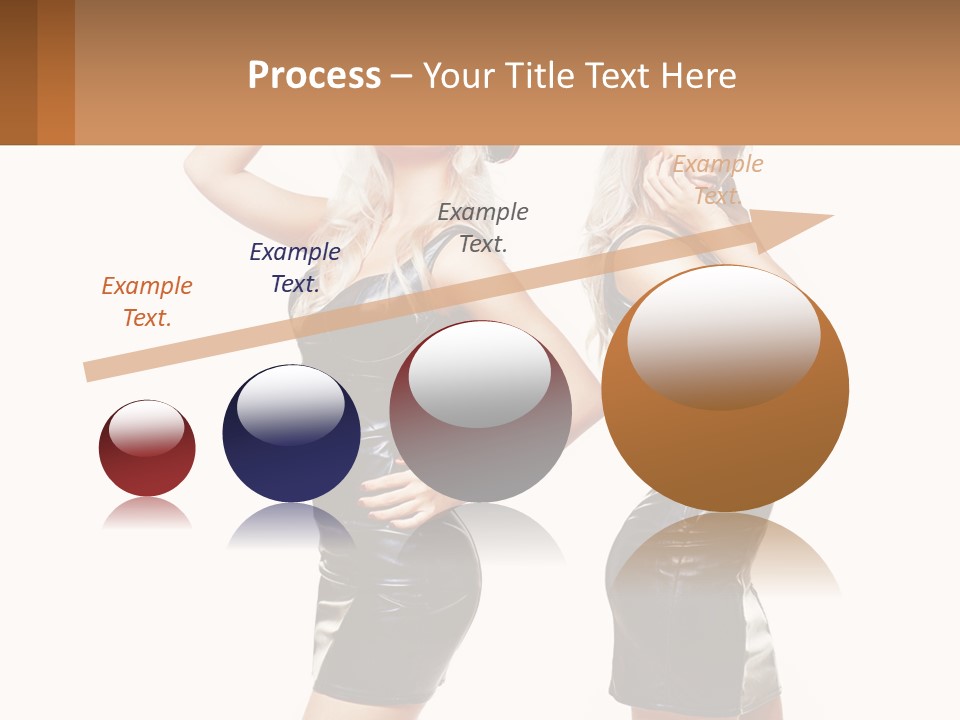 Standing Caucasian Hand PowerPoint Template