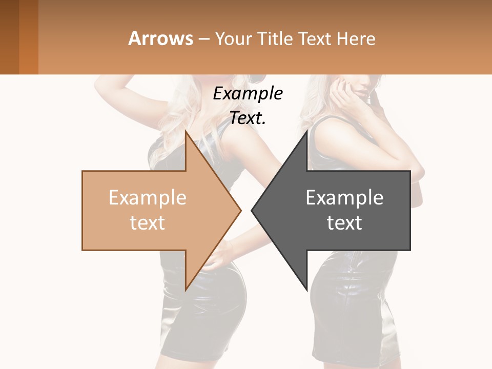 Standing Caucasian Hand PowerPoint Template