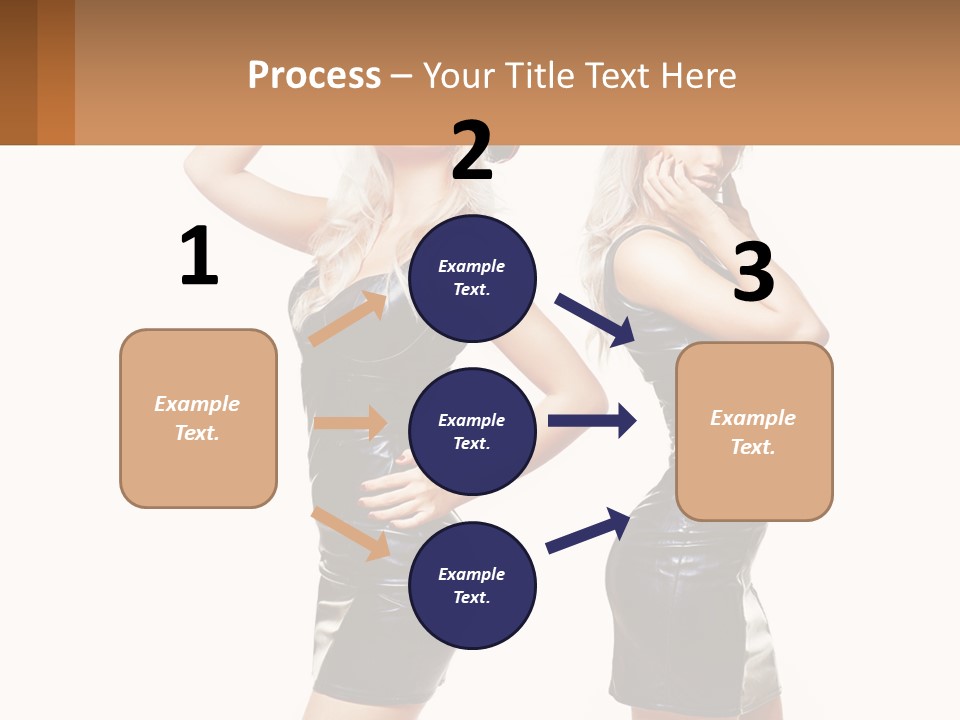 Standing Caucasian Hand PowerPoint Template