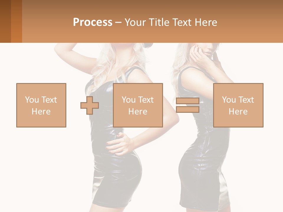 Standing Caucasian Hand PowerPoint Template