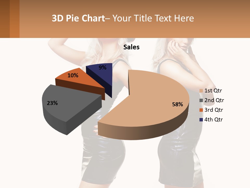 Standing Caucasian Hand PowerPoint Template