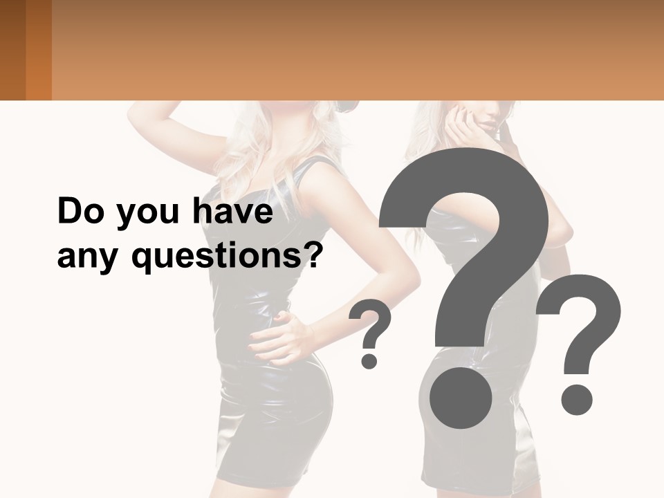 Standing Caucasian Hand PowerPoint Template