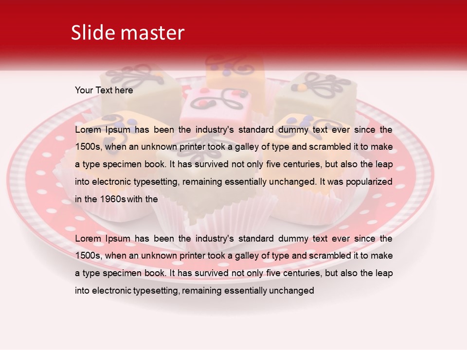 Spring Display Candy PowerPoint Template