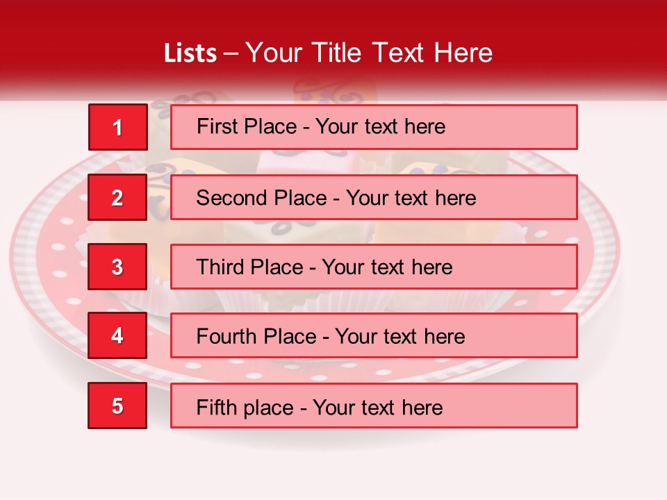 Spring Display Candy PowerPoint Template