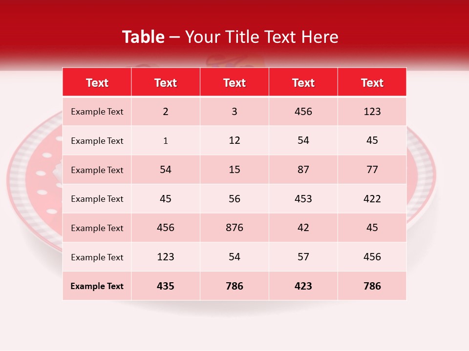 Spring Display Candy PowerPoint Template