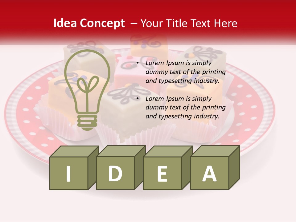 Spring Display Candy PowerPoint Template