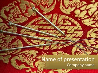 Old Needles Enhancer PowerPoint Template