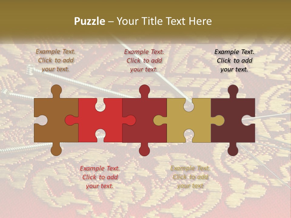 Old Needles Enhancer PowerPoint Template